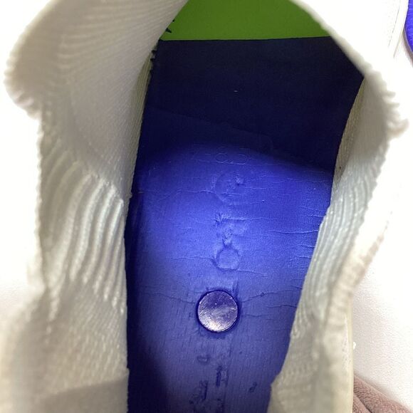 Rothy’s Chelsea Bright White Ankle Sneaker Boots 7.5 - Picture 10 of 14